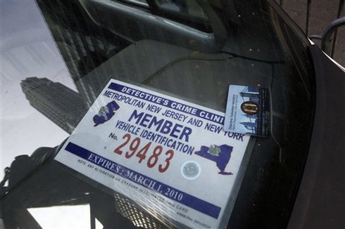 New Jersey and New York Detective's Crime Clinic - Off duty cops get to park illegally without getting a ticket