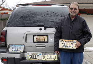 There are many SULLY license plates in Kansas